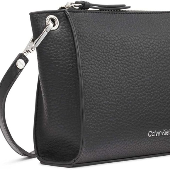 Calvin Klein Women's Reyna Crossbody Vegan Leather Purse - Picture 6 of 11